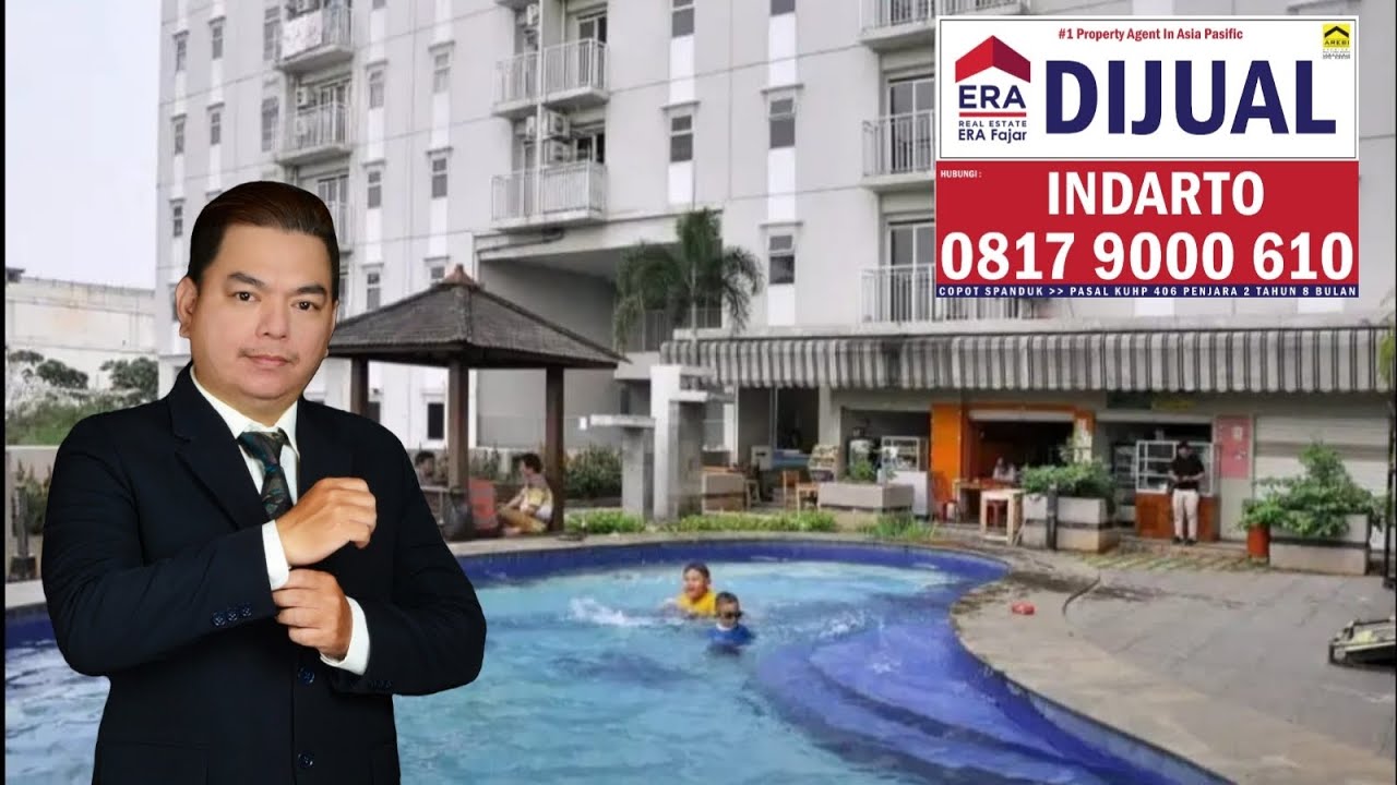 Di Jual Apartemen 2 Bed Room Bagus Furnished Strata Title di Bogor Valley , Soleh Iskandar Bogor