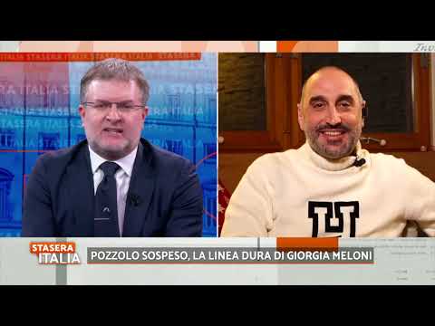 Michele Gubitosa ospite a "Stasera Italia" - 4/1/2024