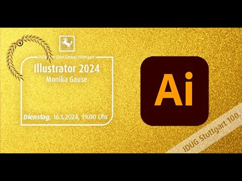 IDUG Stuttgart #100 Illustrator 2024 mit Monika Gause