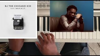 BJ THE CHICAGO KID - RESUME ft BIG K.R.I.T (PIANO TUTORIAL) F# MINOR