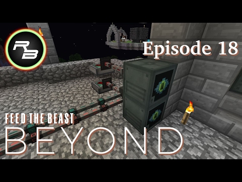 Modded Minecraft : FTB Beyond : Ep 18 : Controlling the Tree Farm (Ender IO/rfTools)