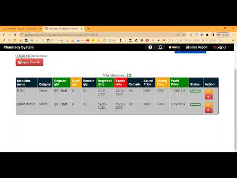 Online Pharmacy Management System in PHP Application Projects