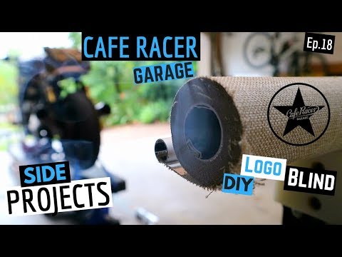 Cafe Racer ★ Garage Side Project - How to Cut Roller Blinds to Size -Ep 18 Video