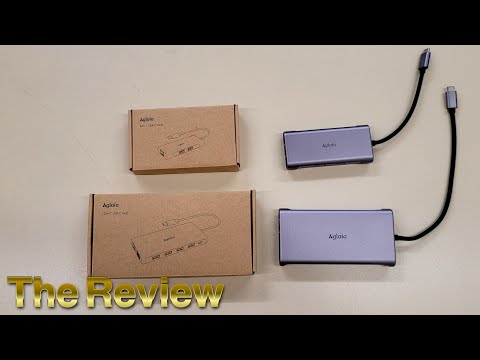 Aglaia 12 in 1 & 6 in 1 USB type C Hubs - The Review