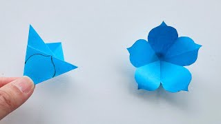 How To Make Paper Flower From Sticky Note Very Easy | No-Glue Tutorial