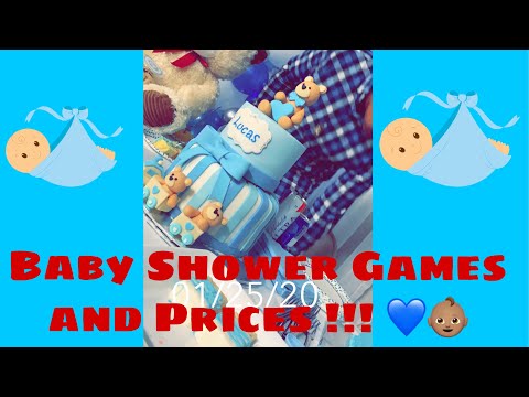 BABY SHOWER GAME IDEAS and PRIZES!! 💙👶🏽