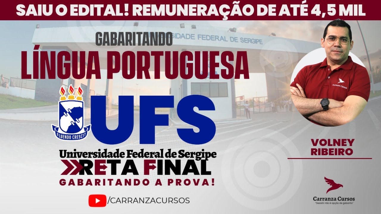 UFS - Língua Portuguesa - Reta Final - Concurso