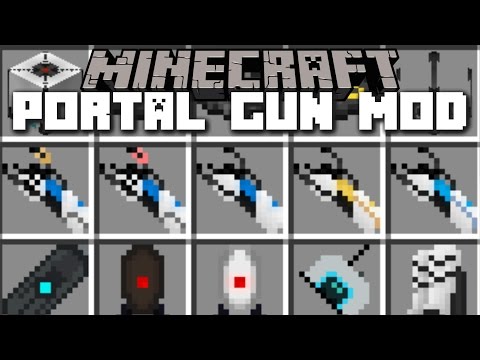 Teleport Anywhere with Portal Guns in Minecraft!