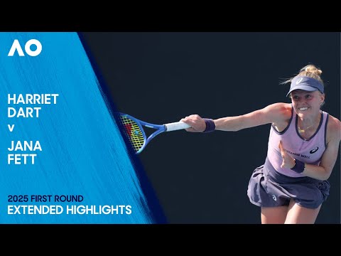 Harriet Dart v Jana Fett Extended Highlights | Australian Open 2025 First Round