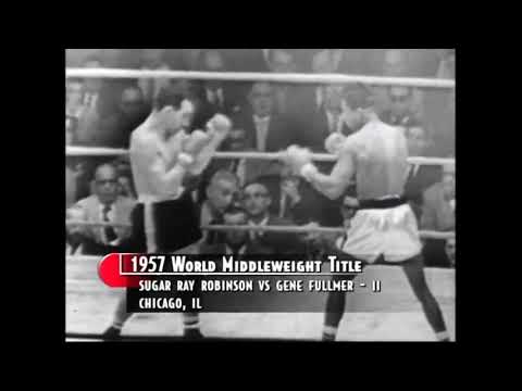 1957: Sugar Ray Robinson vs Gene Fullmer II (Round 5) (The Ring Magazine Round of the Year)