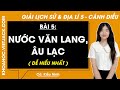 Vở bài tập Lịch sử và Địa Lí lớp 5 Bài 5: Nước Văn Lang, Âu Lạc