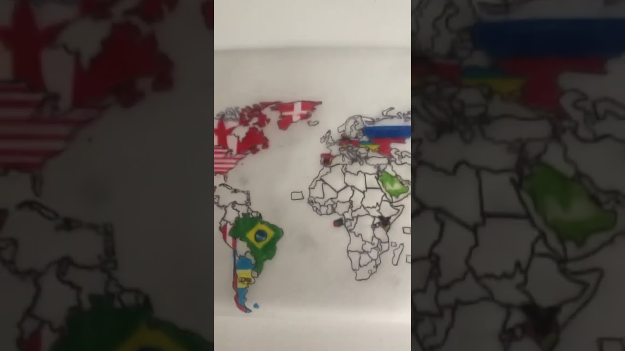 World Flag Map 22 Denmark and Greenland 😄