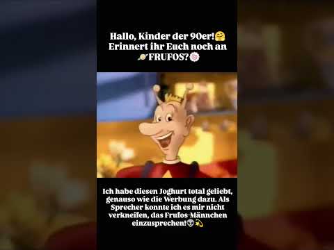 Hallo, Kinder der 90er!🤗 Erinnert ihr Euch noch an Frufos?🪐🍥 Hier kommt meine Synchro zur Werbung!🎙🤩
