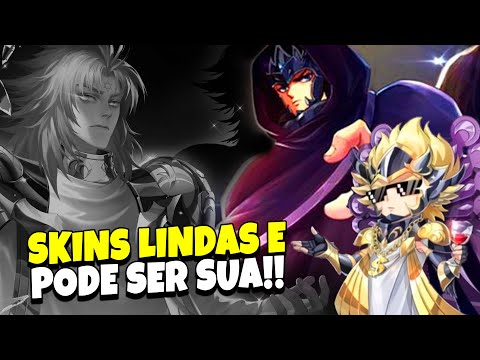 ESSAS DUAS SKINS SÃO LINDAS E PODEM SER SUAS! - Saint Seiya Awakening