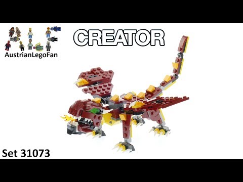 Vidéo LEGO Creator 31073 : Les créatures mythiques