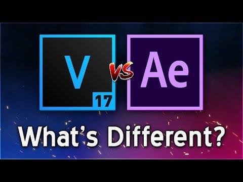 VEGAS Pro 17 VS After Effects 2019 - What's Different