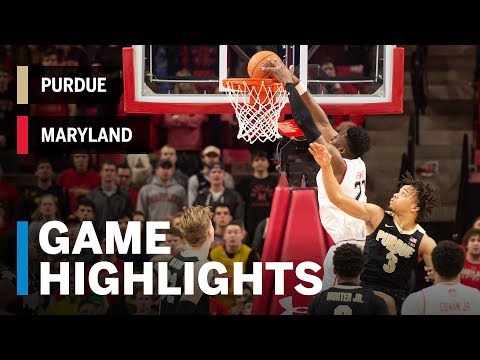 Highlights: Purdue at Maryland | Big Ten Basketball