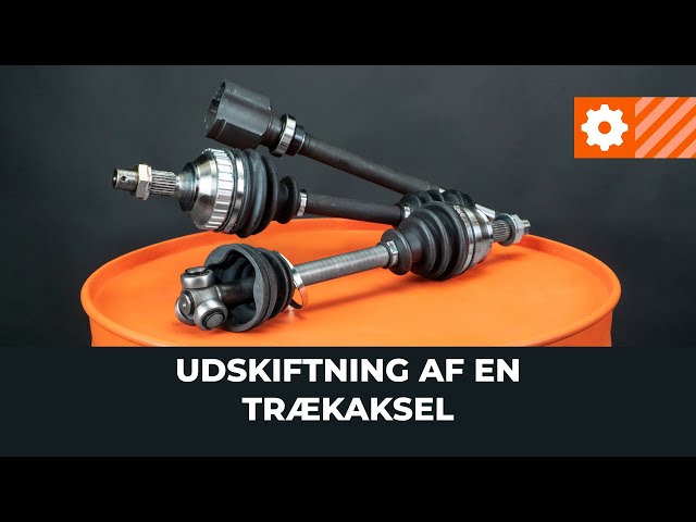Se en videovejledning til hvordan du udskifter Trækaksel på SKODA KAMIQ