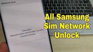 Unlock All Samsung Vodafone UK. Network unlock code blocked.