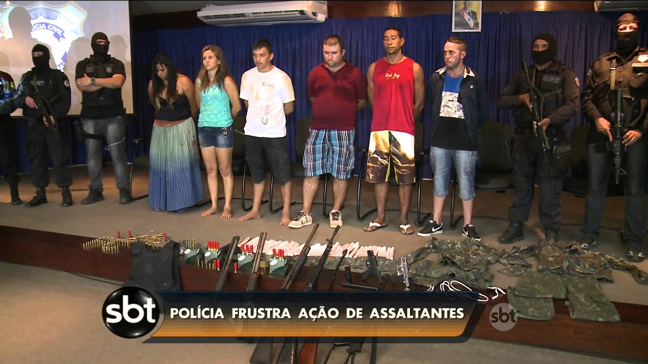 Sbt Pará (15/07/2015) Prisão de Assaltantes a Bancos