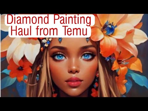 Colorful Diamond Painting Haul from Temu, Part 2