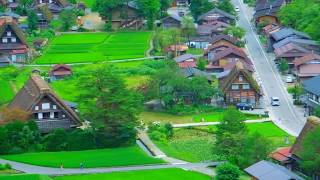 preview picture of video 'Panorama, Shirakawa-go UNESCO World Heritage / 白川郷(白川村) 世界遺産 全景'