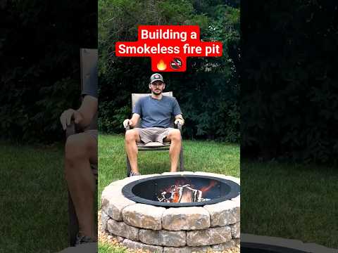 Building a Smokeless Fire Pit 🔥🚭