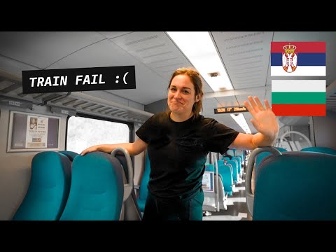 Traveling from Serbia to Bulgaria by train is difficult.