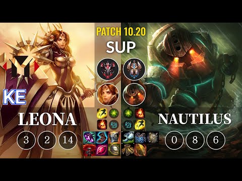 YM Ke Leona vs Nautilus Sup - KR Patch 10.20