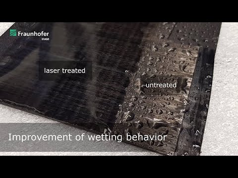 Robot based CFRP cleaning: Fraunhofer IFAM develops in-line process for 3D parts with excimer lasers