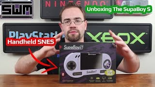Unboxing The SupaBoy S! Portable Super Nintendo!