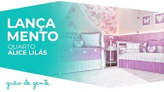 Quarto de Bebê Alice Lilás - Grão de Gente
