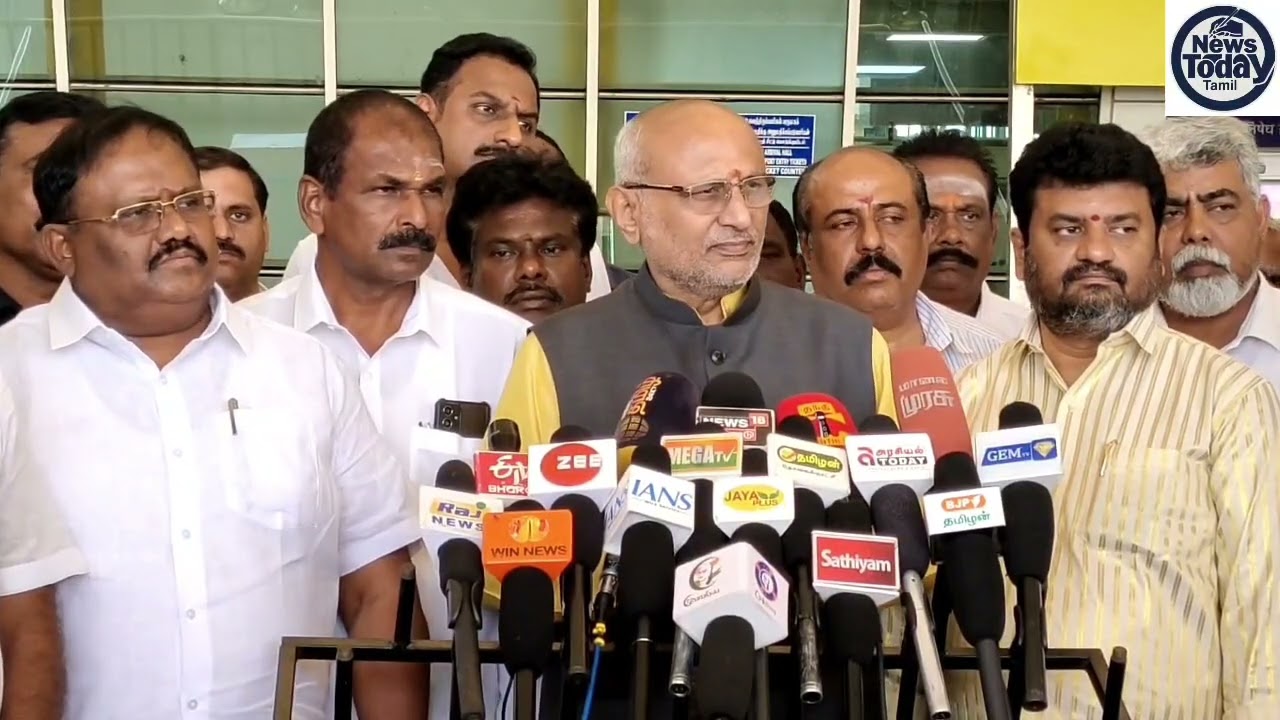 மாணவர் இயக்கங்களை அழித்து தான் திராவிடம் வளர்ந்தது.!  C.P. ராதா கிருஷ்ணன் செய்தியாளர் சந்திப்பு.!