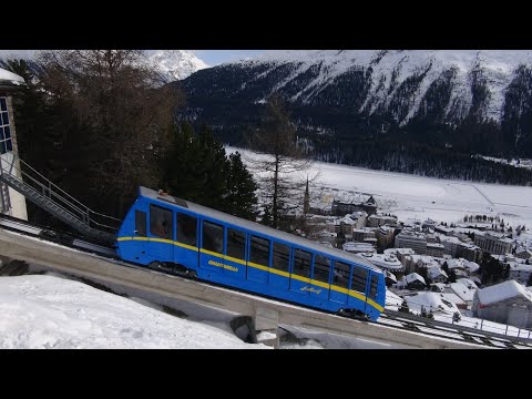 100-SSB Standseilbahn St. Moritz - Chantarella (CH)