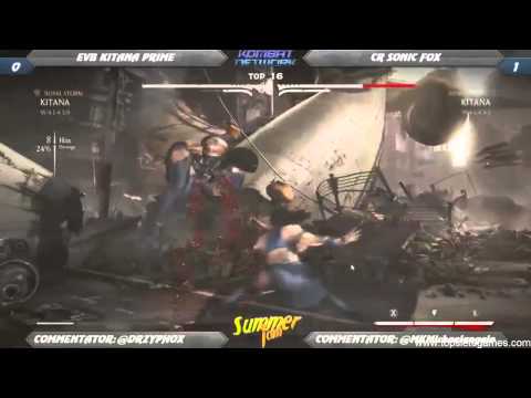 MKX - SonicFox (Kitana) vs Kitana Prime (Kitana) who is the best