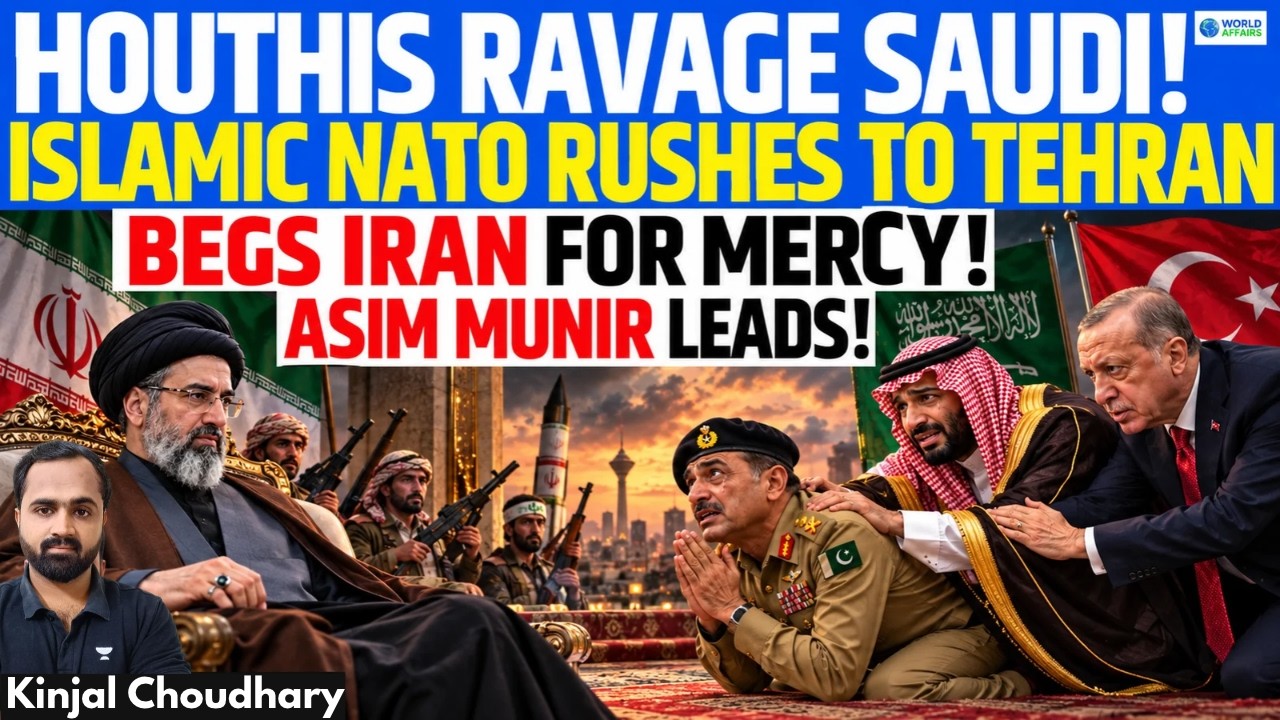 PAKISTAN TEACHES SAUDI TO BEG! Munir Drags Mecca Pact to Iran to Stop Houthis! ISLAMIC NATO | Kinjal