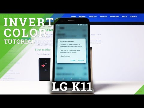 How to Invert Colors in LG K11 – Activate Color Inversion / Dark Mode