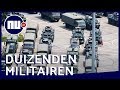 Chinese militairen verzamelen zich bij grens Hongkong | NU.nl