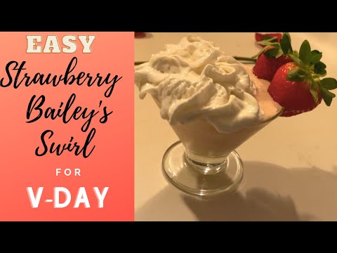 Easy Valentine's Day Cocktails | Strawberry Bailey's...