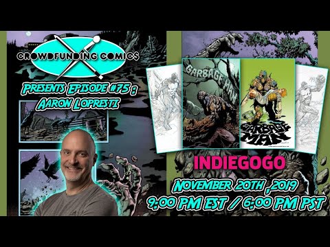 Crowdfunding Comics LIVE Episode #75: Aaron Lopresti