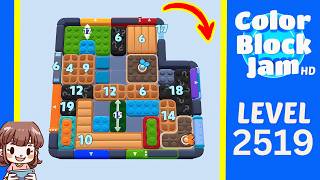 Solution du Niveau 2519 de Color Block Jam