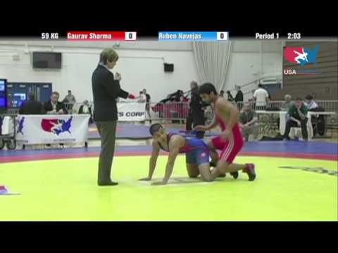 GR 59 KG - R16 - Gaurav Sharma (IND) vs. Ruben Navejas (USMC)