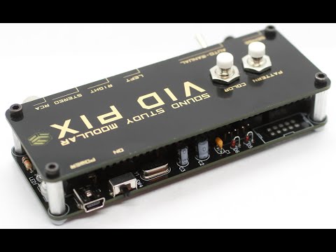 VID PIX - 8bit Animation Video Synth Console PCB, Panel and ICs image 4