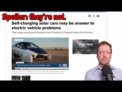 Solar Powered Cars DON'T WORK - MGUY EV News 3 June 2024 | MGUY Australia