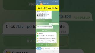 free OTP website // Indian virtual number free