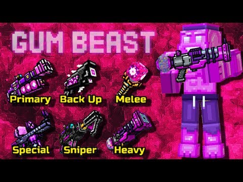 Pixel Gun 3D - Gum Beast Set
