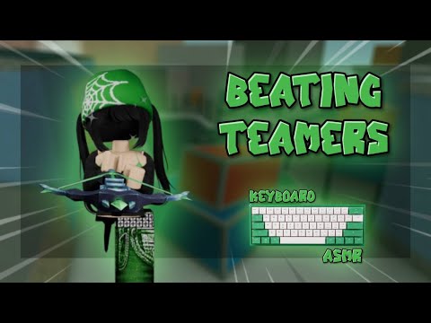 BEATING TEAMERS WITH HARVESTER SET (THEY RAGE QUIT) + KEYBOARD ASMR