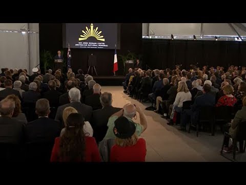 The Sir John Monash Centre Opening - 24 April, 2018