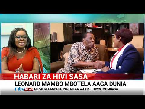 End of an era: KBC's Leonard Mbotela dies at 85