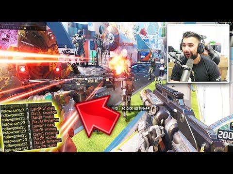 "GOD MODE" ACTIVATED!!! Black Ops 3 - MINI GUN Gameplay (MOD)